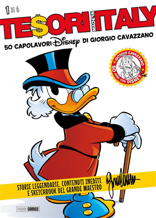 Tesori Made In Italy - 50 capolavori Disney di Giorgio Cavazzano  cover